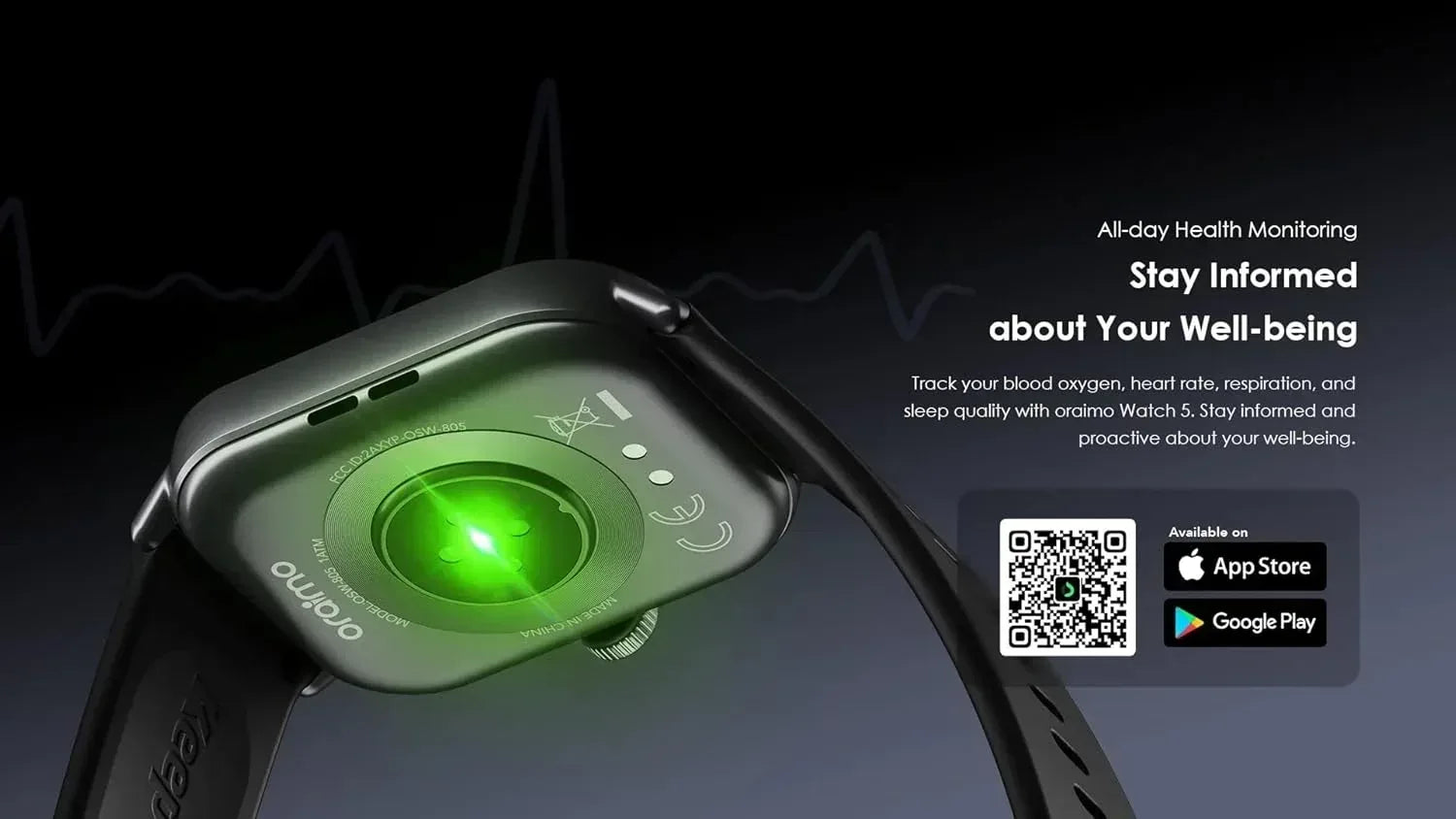 Oraimo Smart Watch 5 osw-805 - Three