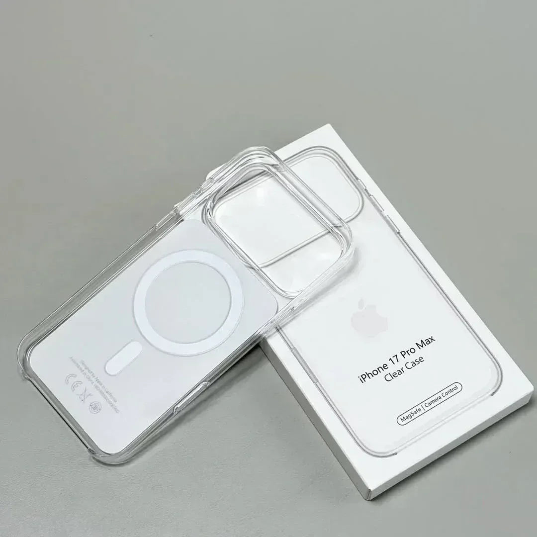 Original Apple Clear MagSafe Case iPhone 17 Pro - Three