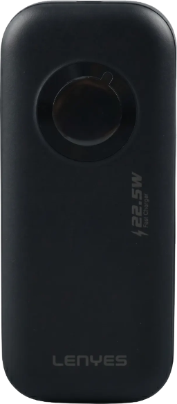 Lenyes 10000mAh 22.5W Retractable Cable Digital Display Power Bank PX153D