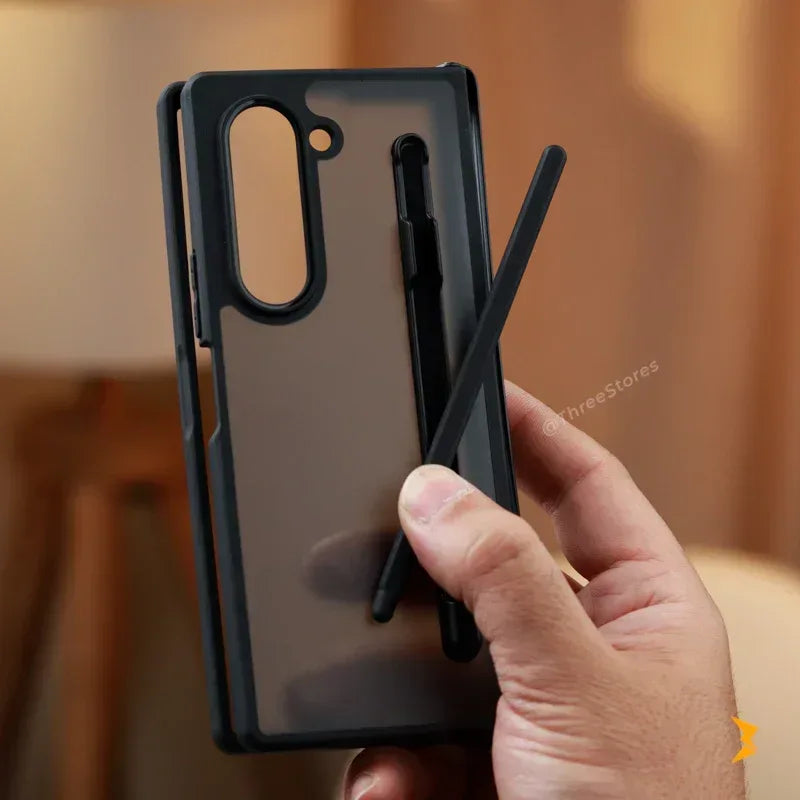 Pass Frosted S-Pen Case Samsung Z Fold 6 - Three