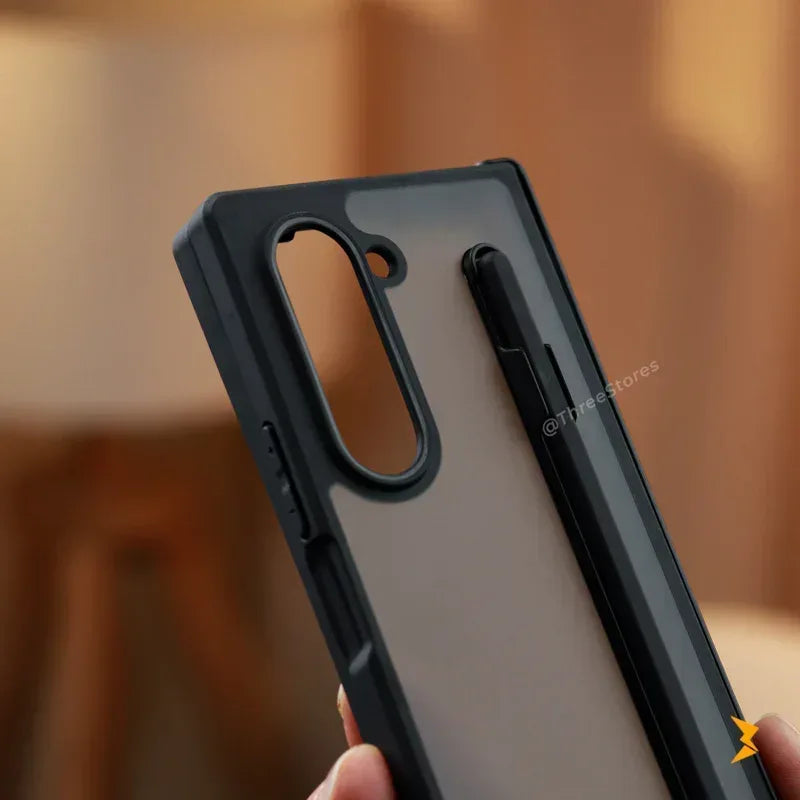 Pass Frosted S-Pen Case Samsung Z Fold 6 - Three