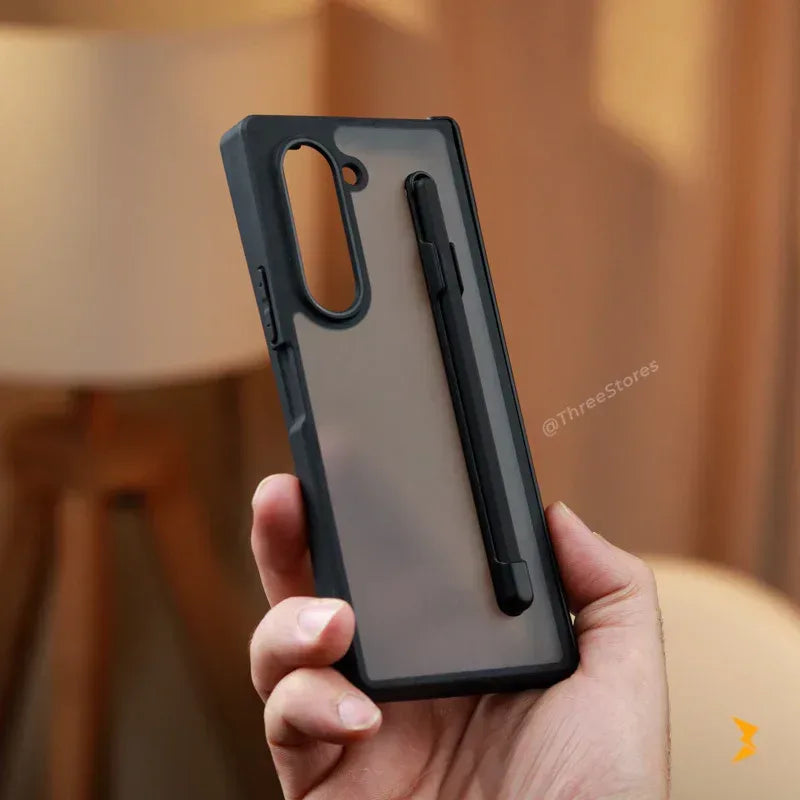 Pass Frosted S-Pen Case Samsung Z Fold 6 - Three