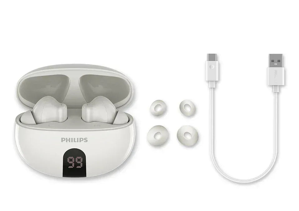 Philips 3000 Series True Wireless Headphones TAT355GBK - Three