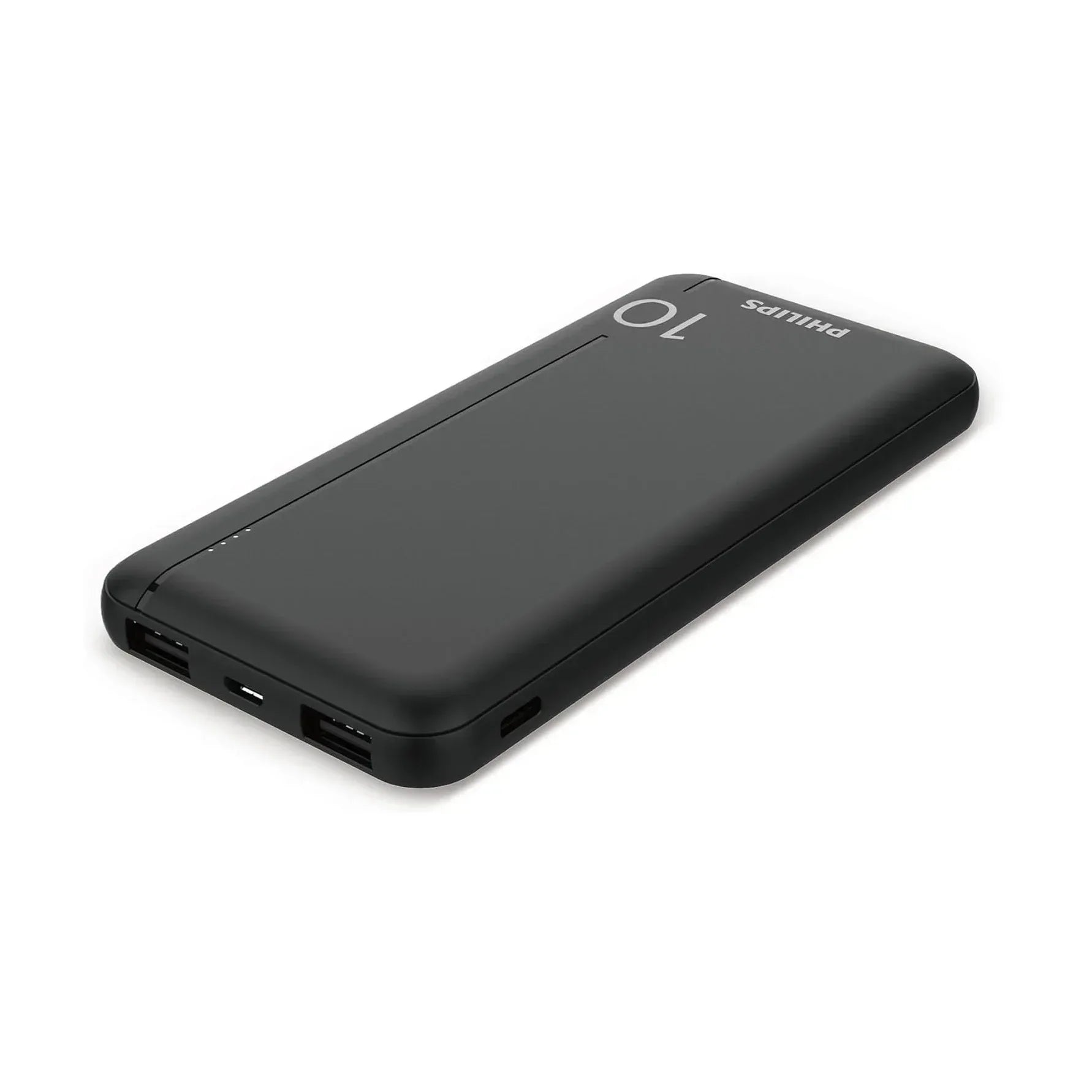 Philips Power Bank 10000 mAh with 2 USB A and USB C (PD) Port DLP1812PB - Three