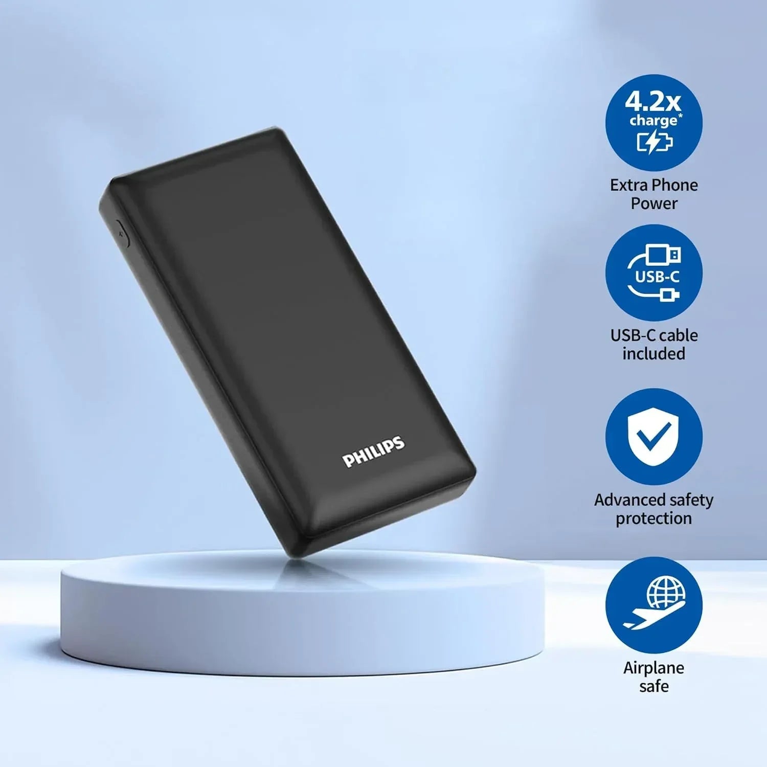 Philips Power Bank 20,000 mAh DLP7721C/00 - Three