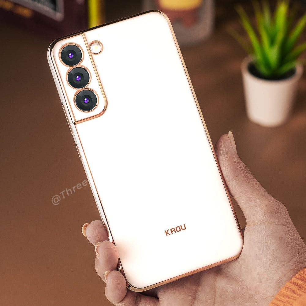 Plating Gold Lens Protection Case Samsung-3