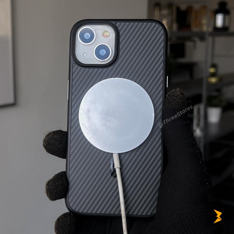 Plating Frame Carbon Magsafe Case iPhone 13/14