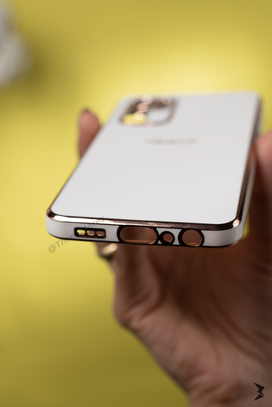 Plating Gold Lens Protection Case Oppo Reno 6 4g