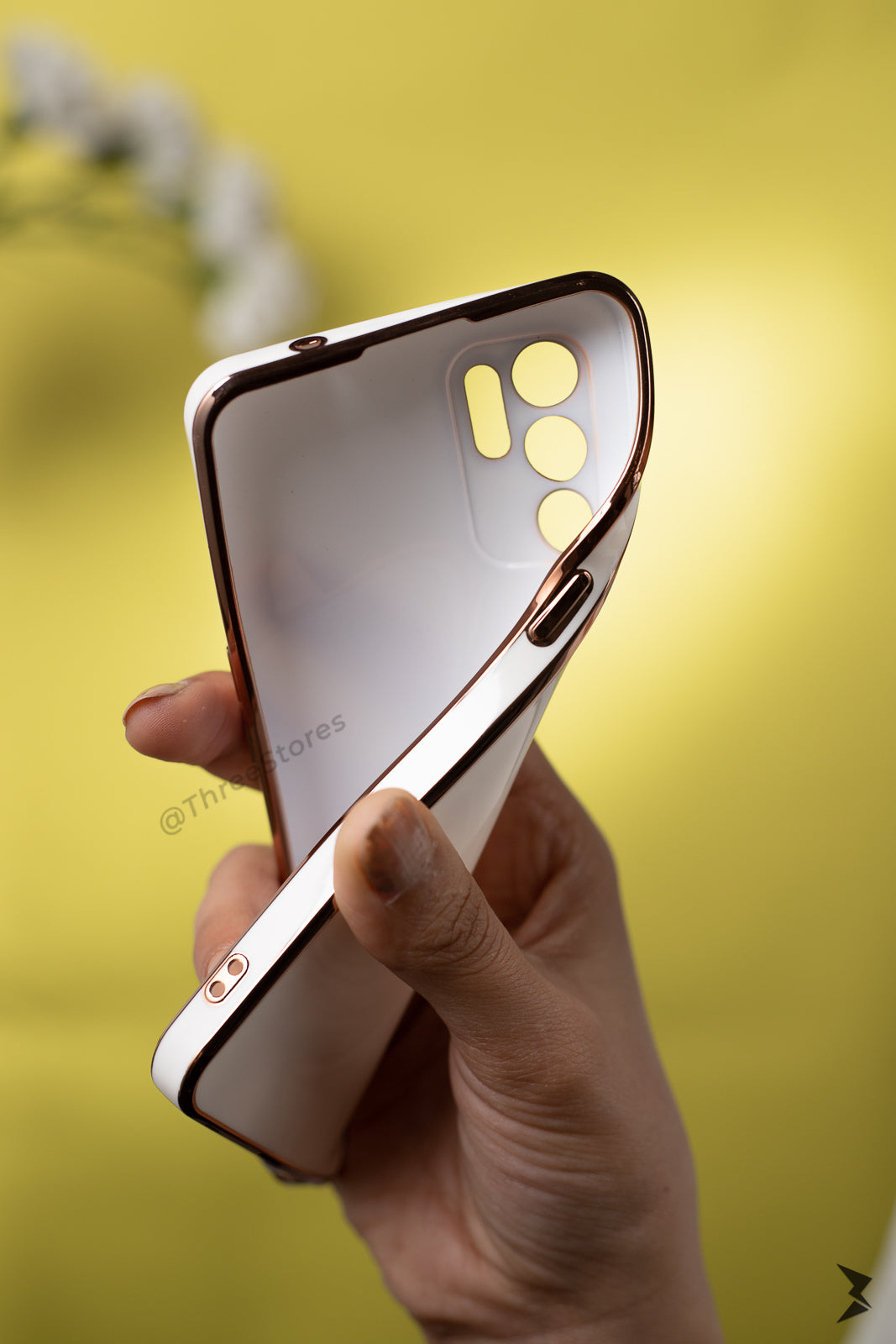 Plating Gold Lens Protection Case Oppo Reno 6 4g