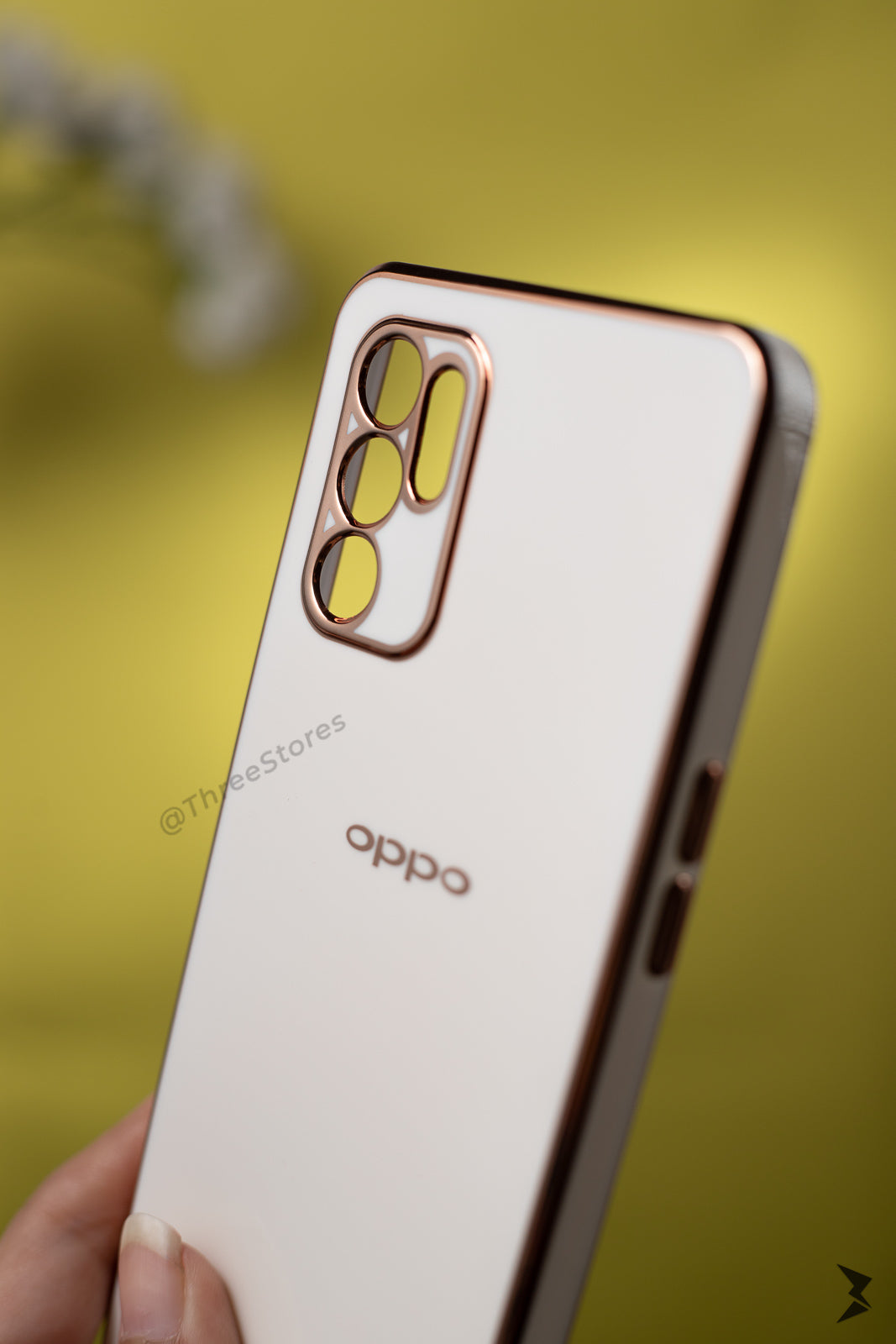 Plating Gold Lens Protection Case Oppo Reno 6 4g