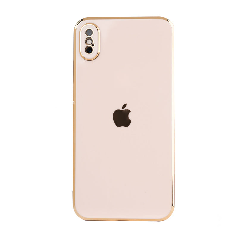 Plating Gold Lens Protection Case iPhone X Max