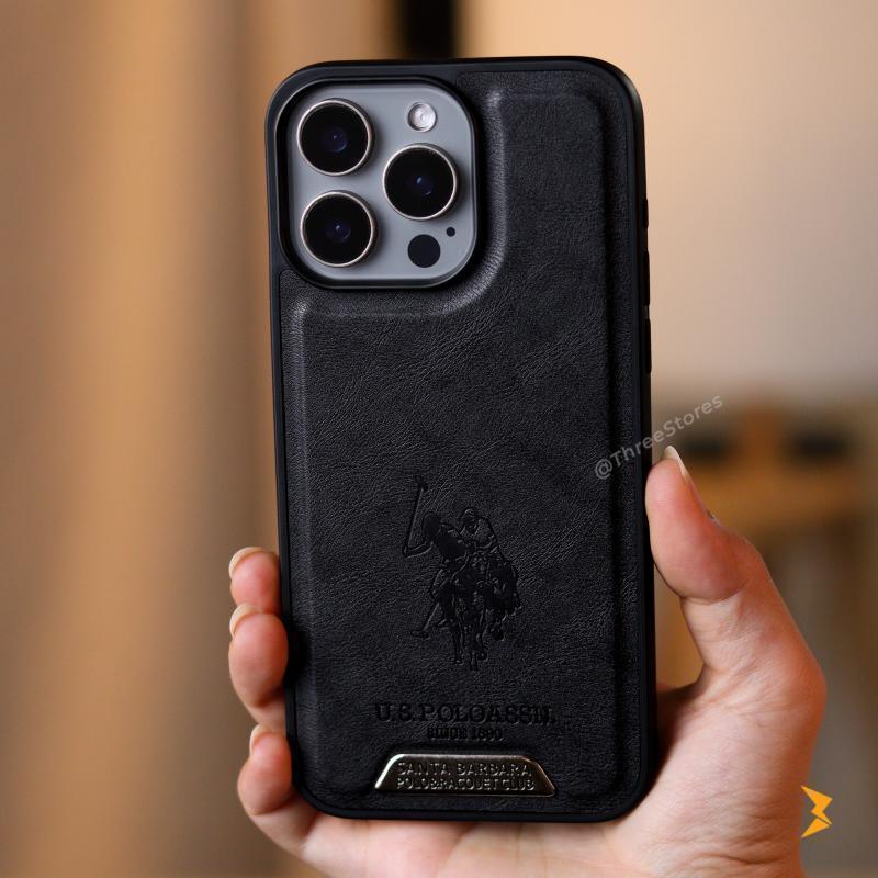 Polo Acouet Club Leather Case iPhone 15 Pro - Three