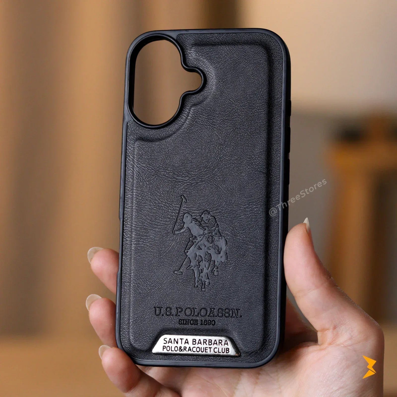 Polo Acouet Club Leather Case iPhone 16 - Three