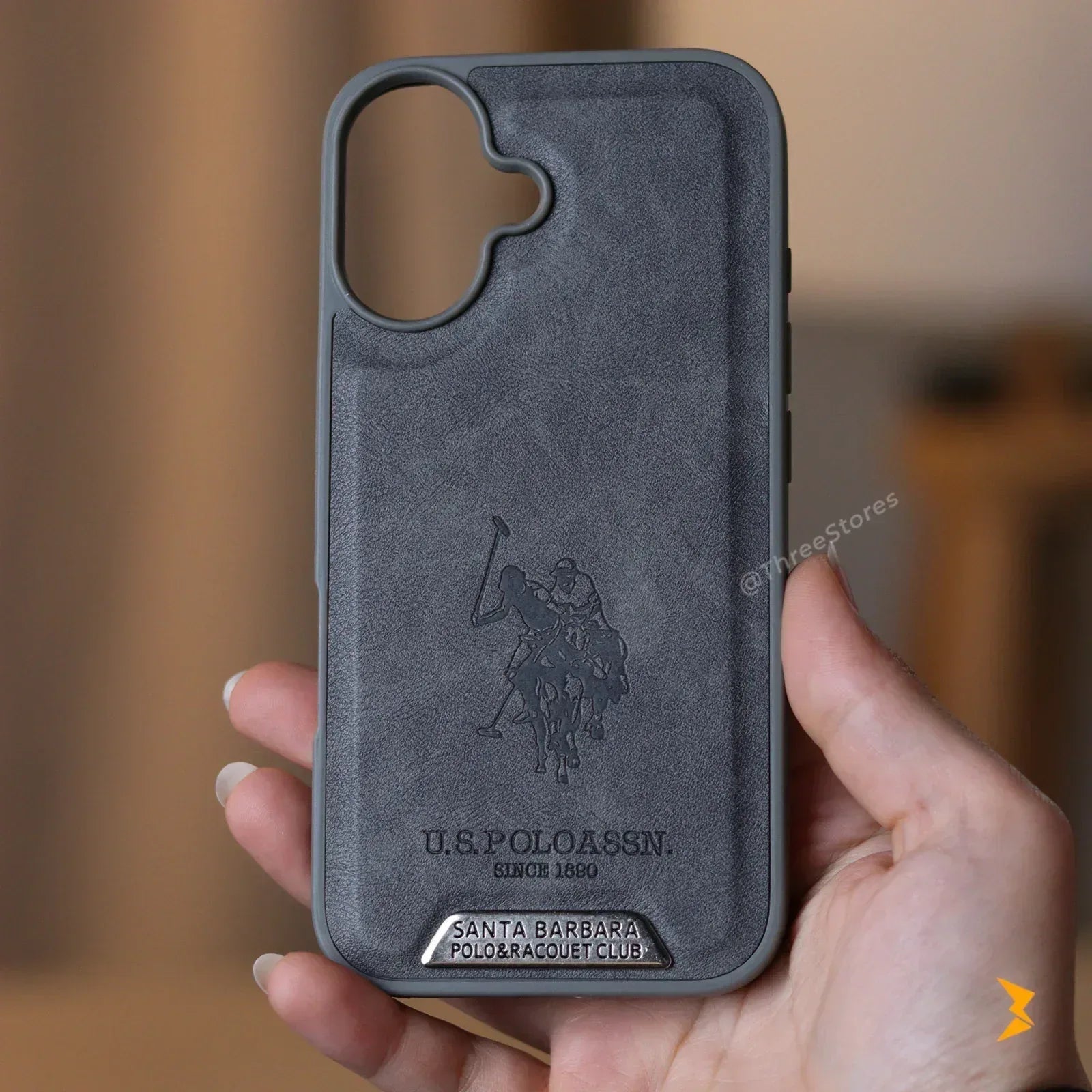 Polo Acouet Club Leather Case iPhone 16 - Three