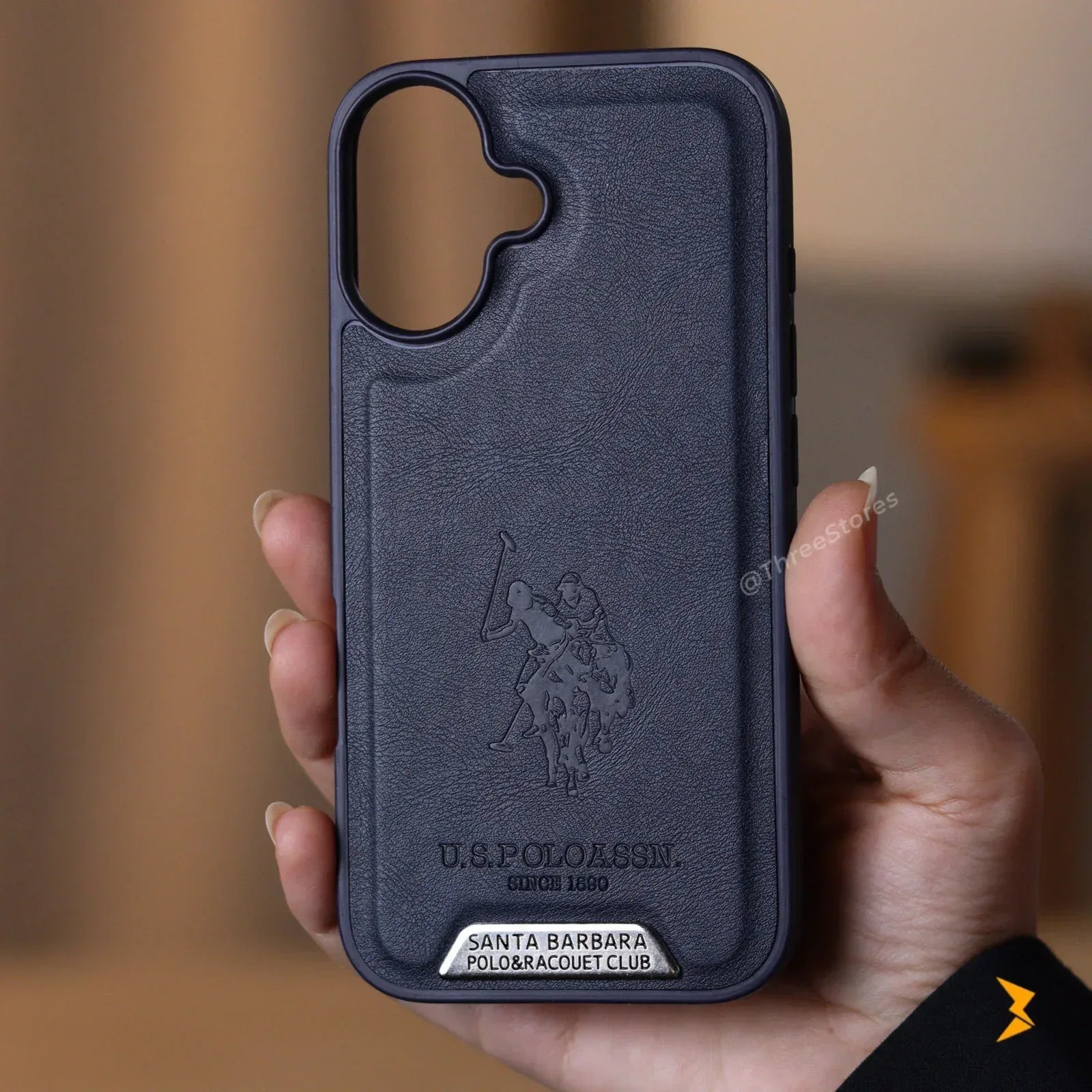 Polo Acouet Club Leather Case iPhone 16 - Three