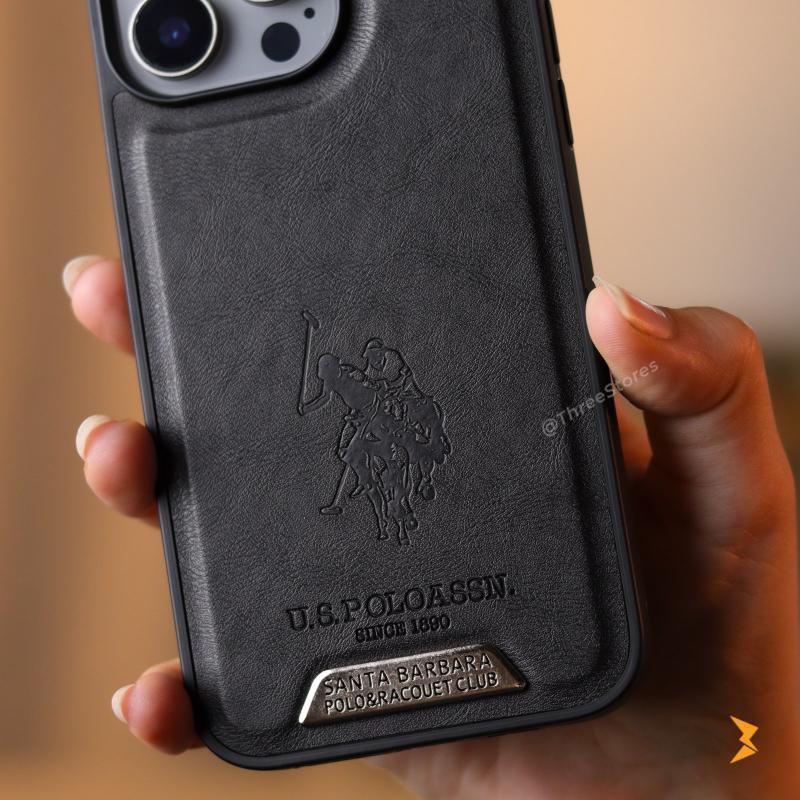 Polo Acouet Club Leather Case iPhone 15 Pro - Three