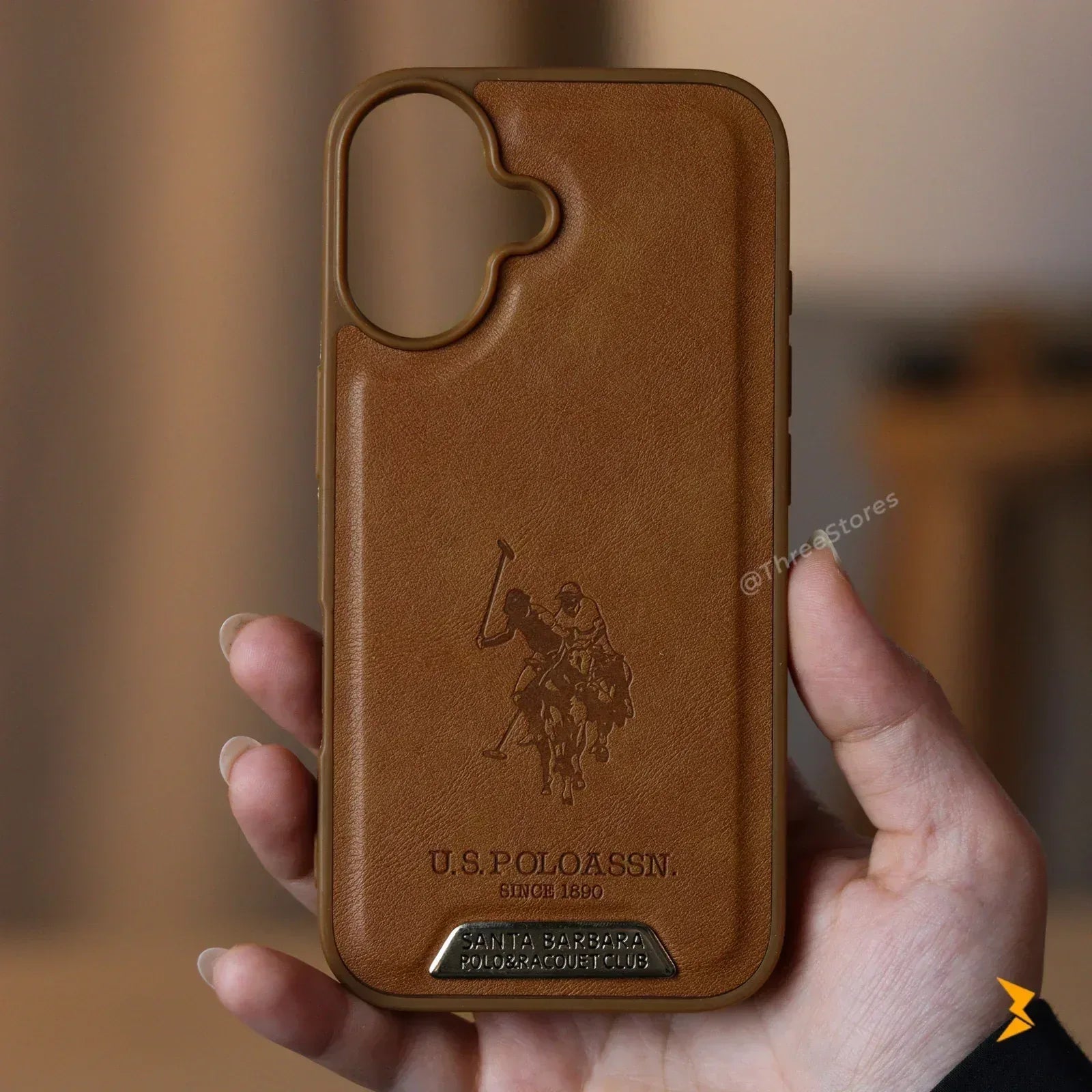 Polo Acouet Club Leather Case iPhone 16 - Three