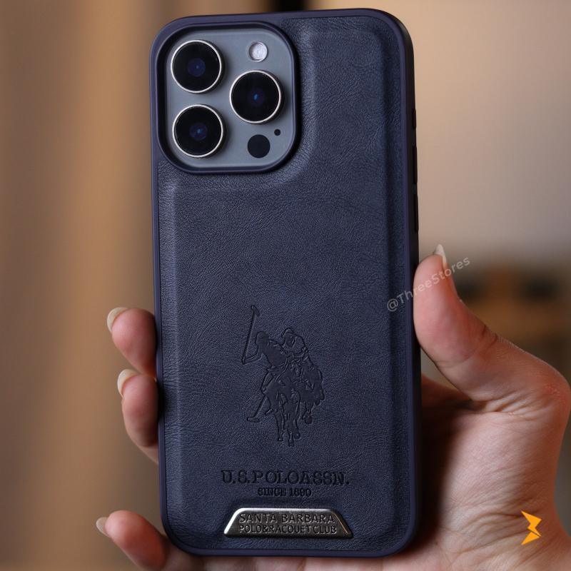 Polo Acouet Club Leather Case iPhone 15 Pro - Three