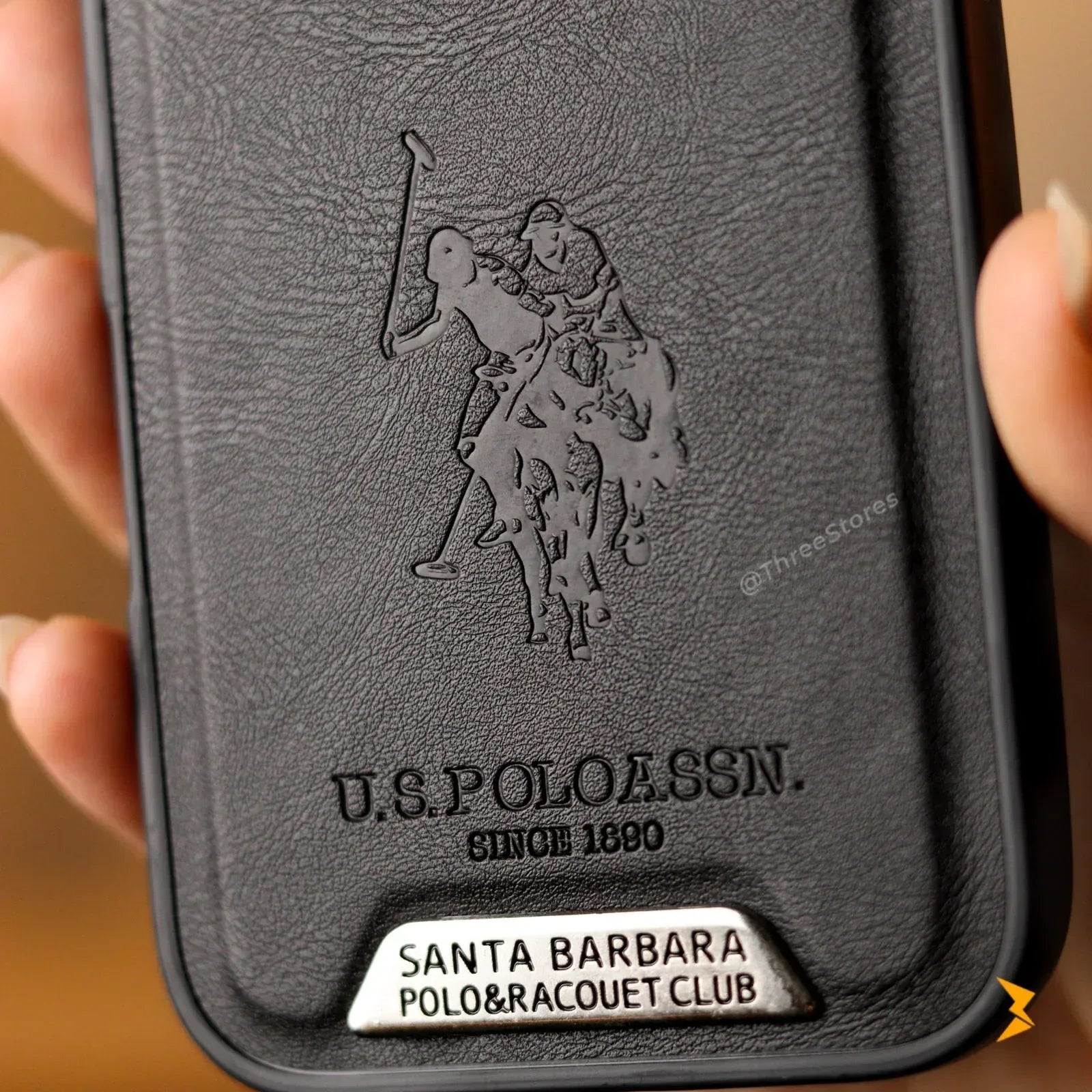 Polo Acouet Club Leather Case iPhone 16 - Three