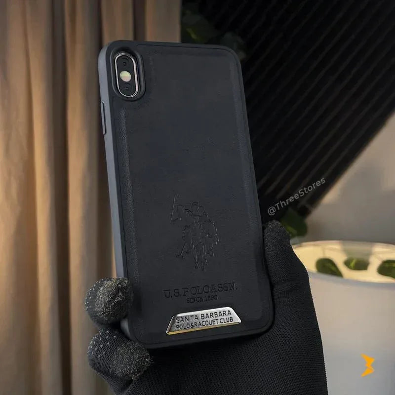 Polo Acouet Club Leather Case iPhone X Max - Three