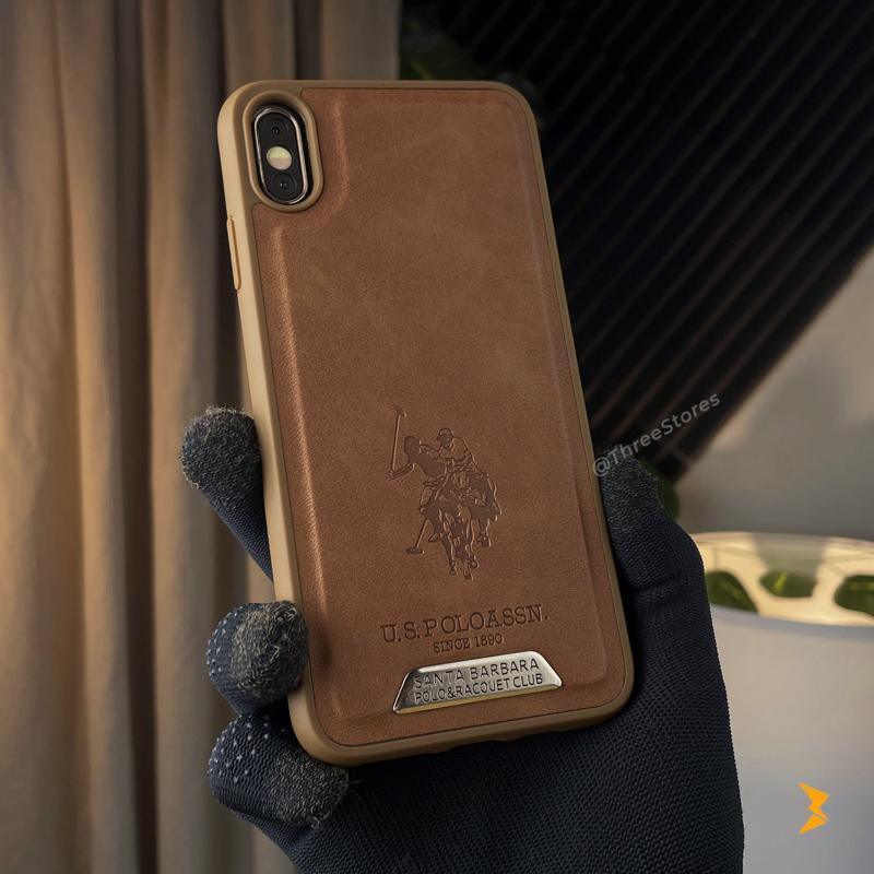 Polo Acouet Club Leather Case iPhone X Max - Three