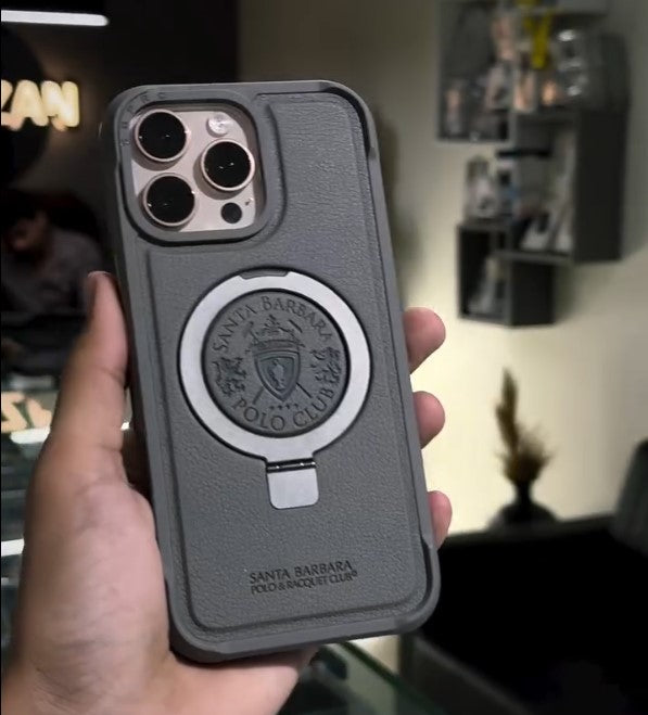 Polo Tough Leather Magsafe Case iPhone 16 Pro Max