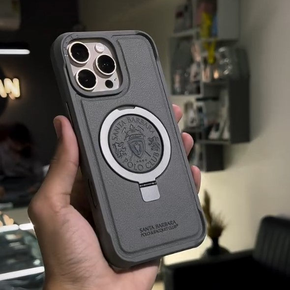 Polo Tough Leather Magsafe Case iPhone 16 Pro Max