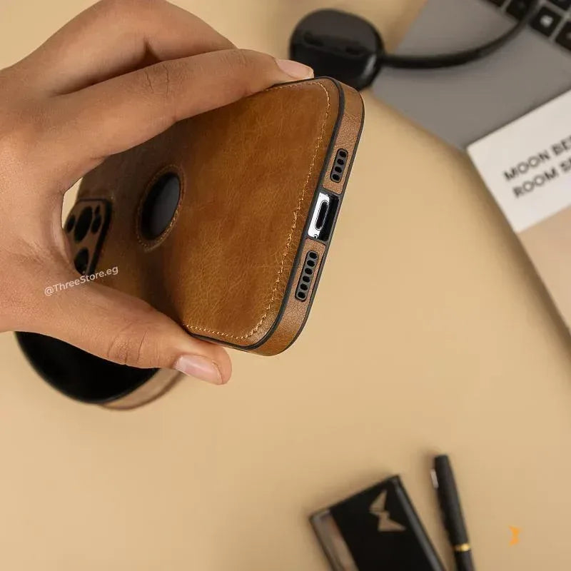 Prato Leather Case iPhone 12 Pro Max - Three