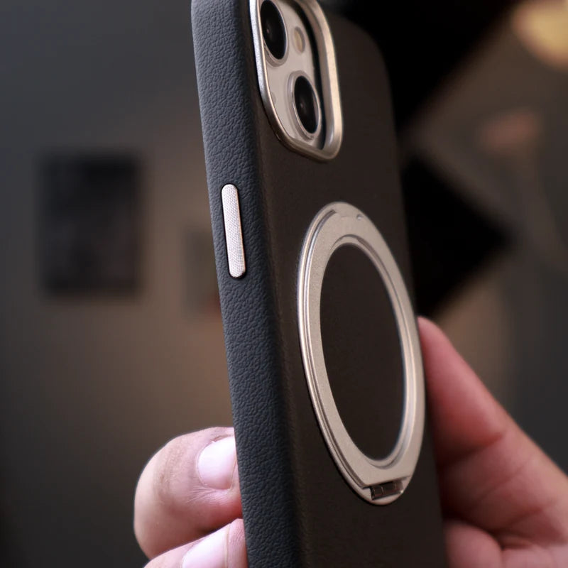 Premium Leather Stand Case iPhone 13/14/15