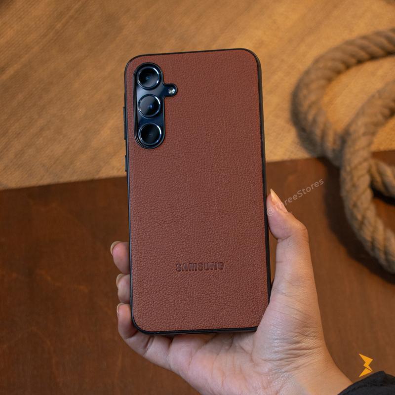Prestige Leather Case Samsung A54 - Three