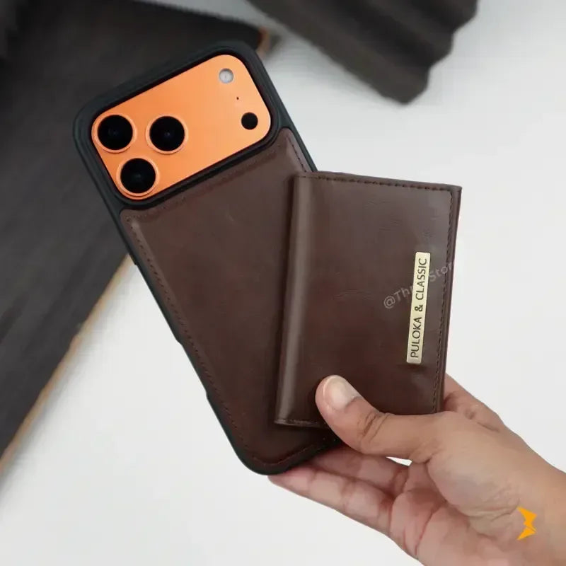 Puloka Detachable Card Clip Case iPhone 17 Pro - Three