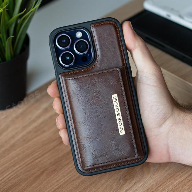 Puloka Detachable Card Clip Case iPhone 15 Pro Max - Three