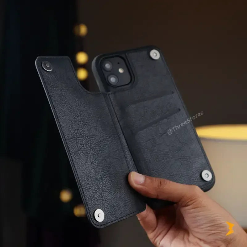 Puloka Full Back Wallet Case iPhone 11 - Three