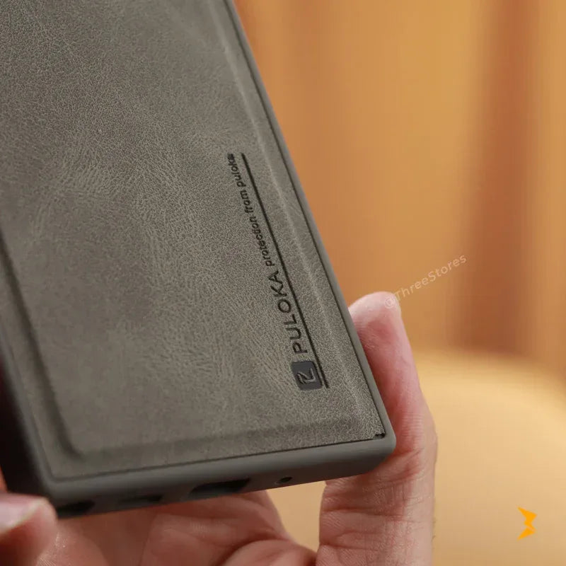Puloka KickSnap Leather Case Samsung Note 10 Plus - Three