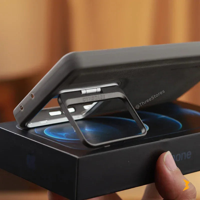 Puloka KickSnap Leather Case Samsung S21 Ultra - Three