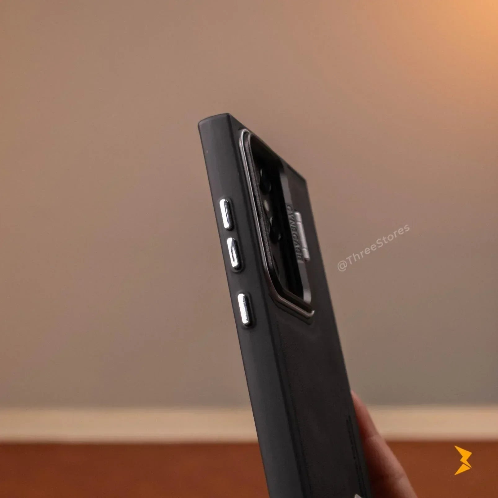 Puloka KickSnap Leather Case Samsung S23 Ultra - Three