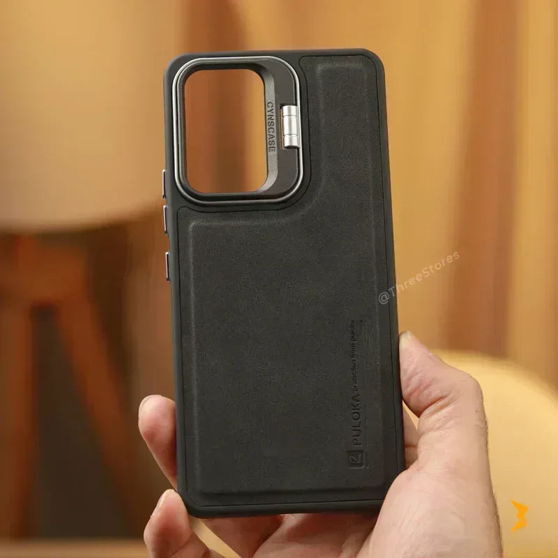 Puloka KickSnap Leather Case Samsung A73 - Three