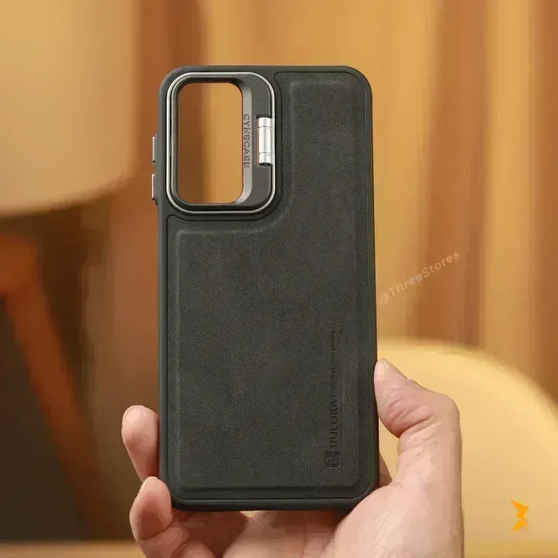 Puloka KickSnap Leather Case Samsung A54 - Three