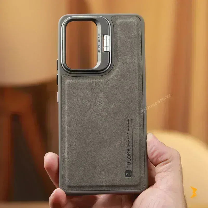 Puloka KickSnap Leather Case Samsung A73 - Three