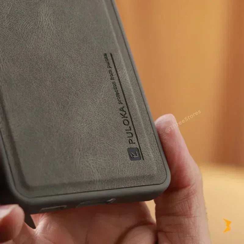 Puloka KickSnap Leather Case Samsung A73 - Three