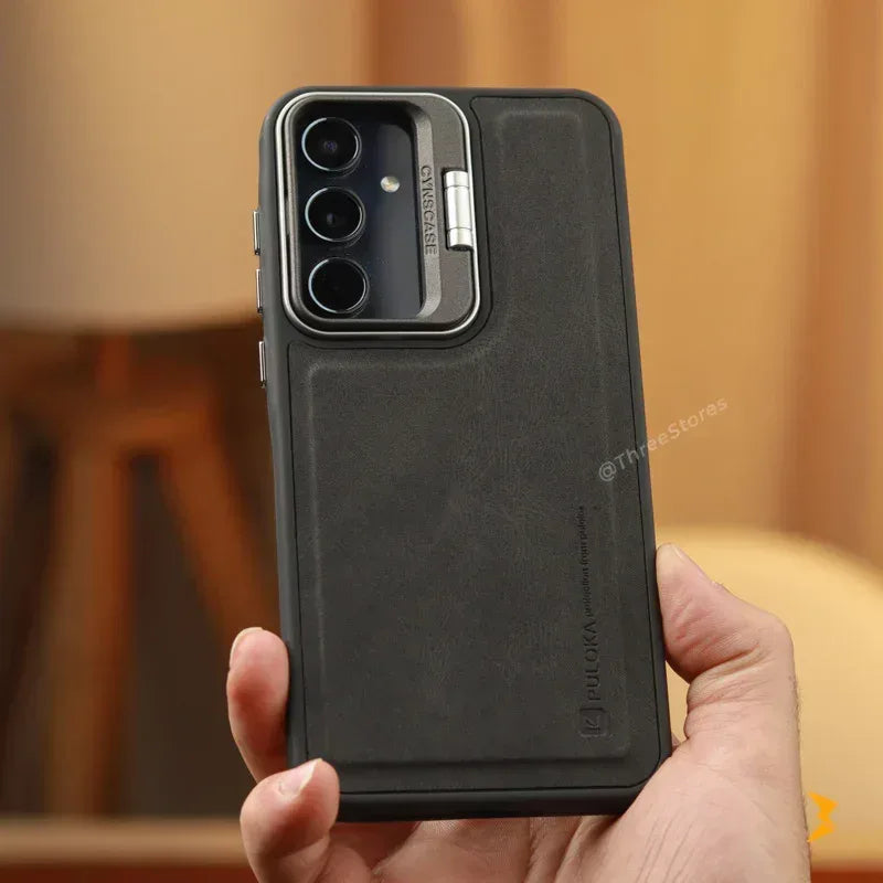 Puloka KickSnap Leather Case Samsung A55 - Three