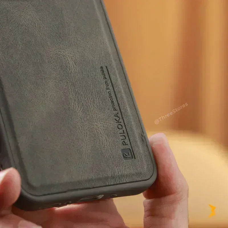 Puloka KickSnap Leather Case Samsung A54 - Three