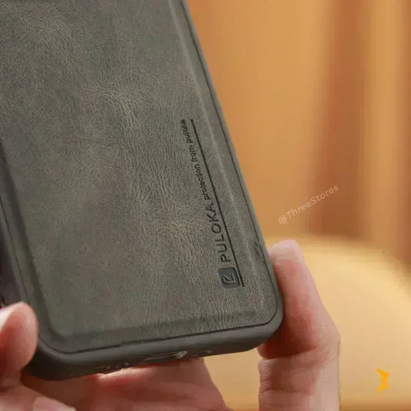 Puloka KickSnap Leather Case Samsung A54 - Three