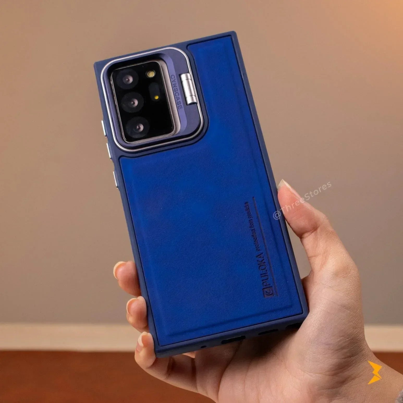 Puloka KickSnap Leather Case Samsung Note 20 Ultra - Three