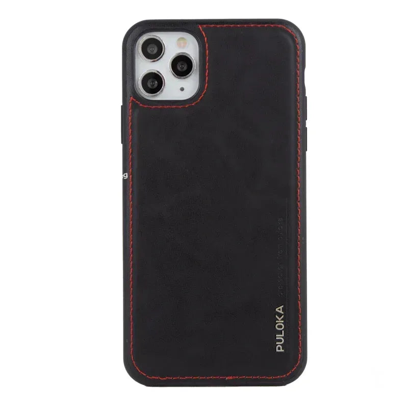 Puloka Leather Case iPhone 11 Pro Max - Three