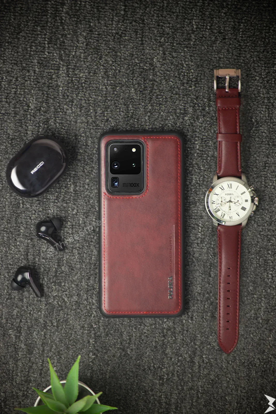 Puloka Leather Case Samsung S20 Ultra - Three