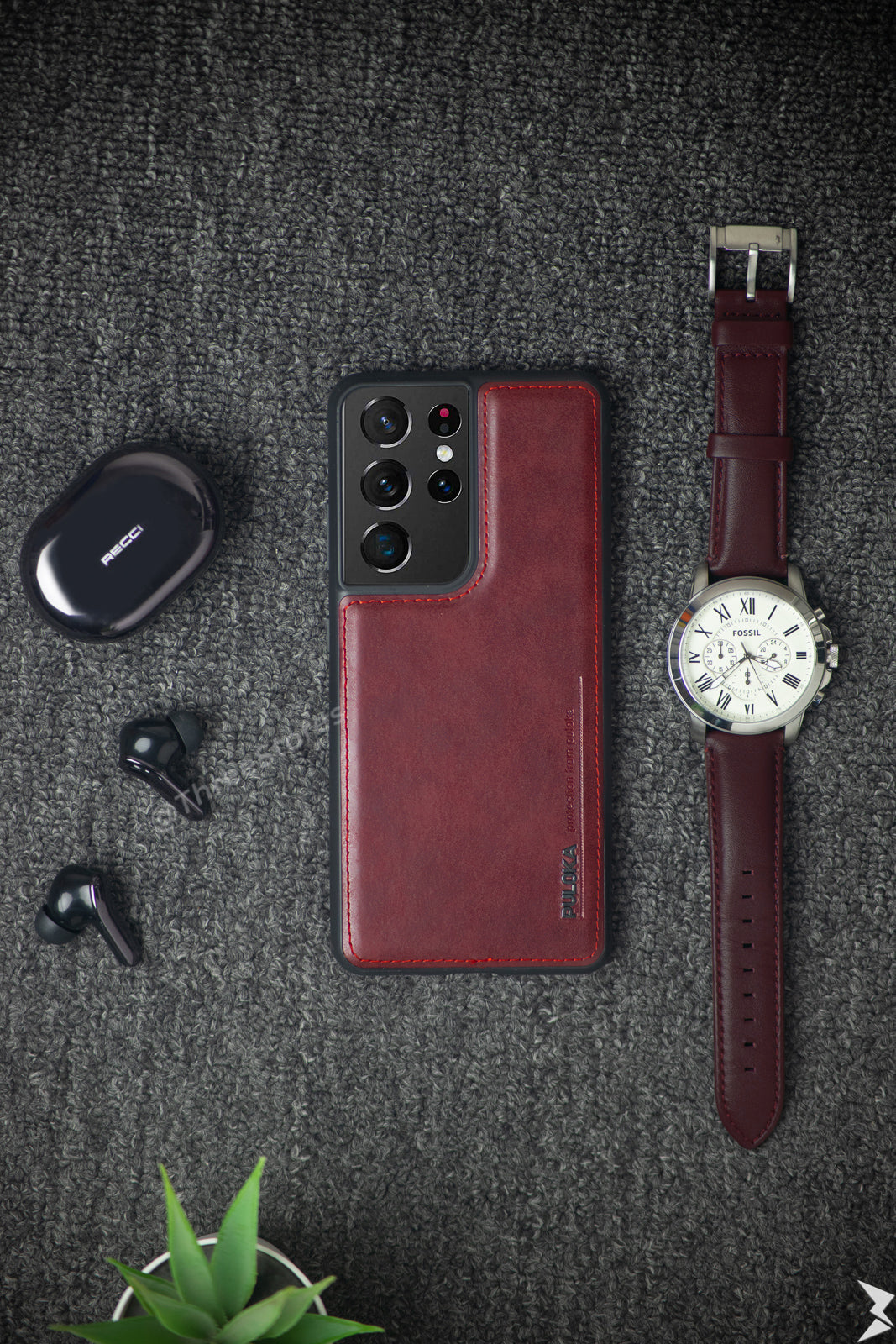 Puloka Leather Case Samsung S21 Ultra