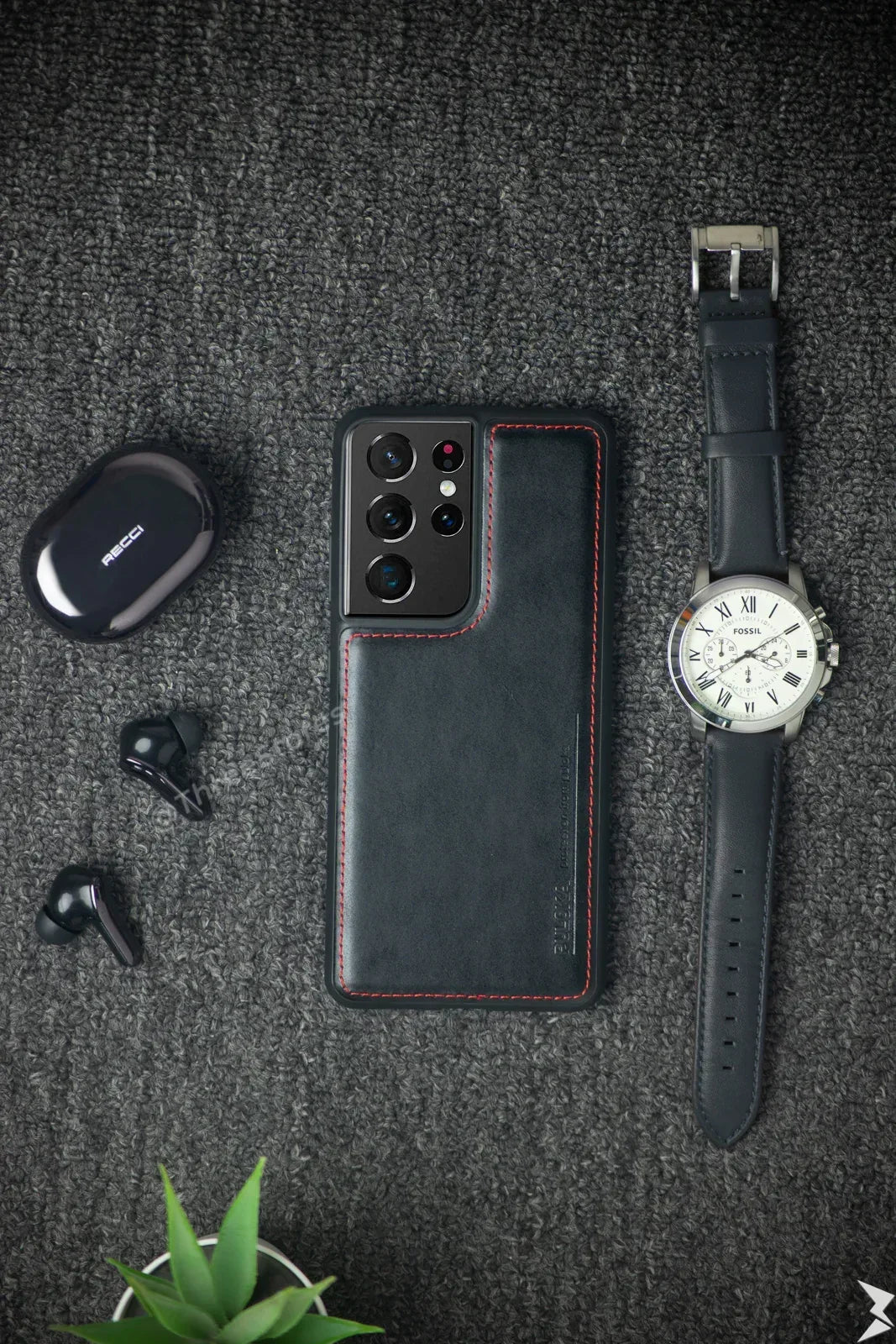 Puloka Leather Case Samsung S21 Ultra - Three