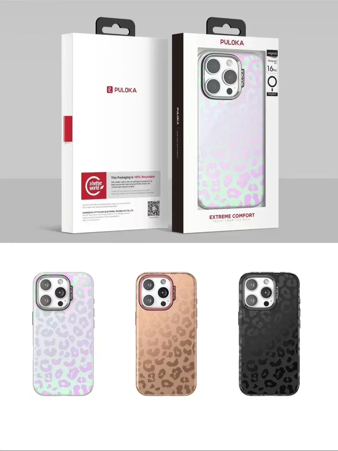 Puloka Lustra Magsafe Case iPhone 16 Pro Max - Three