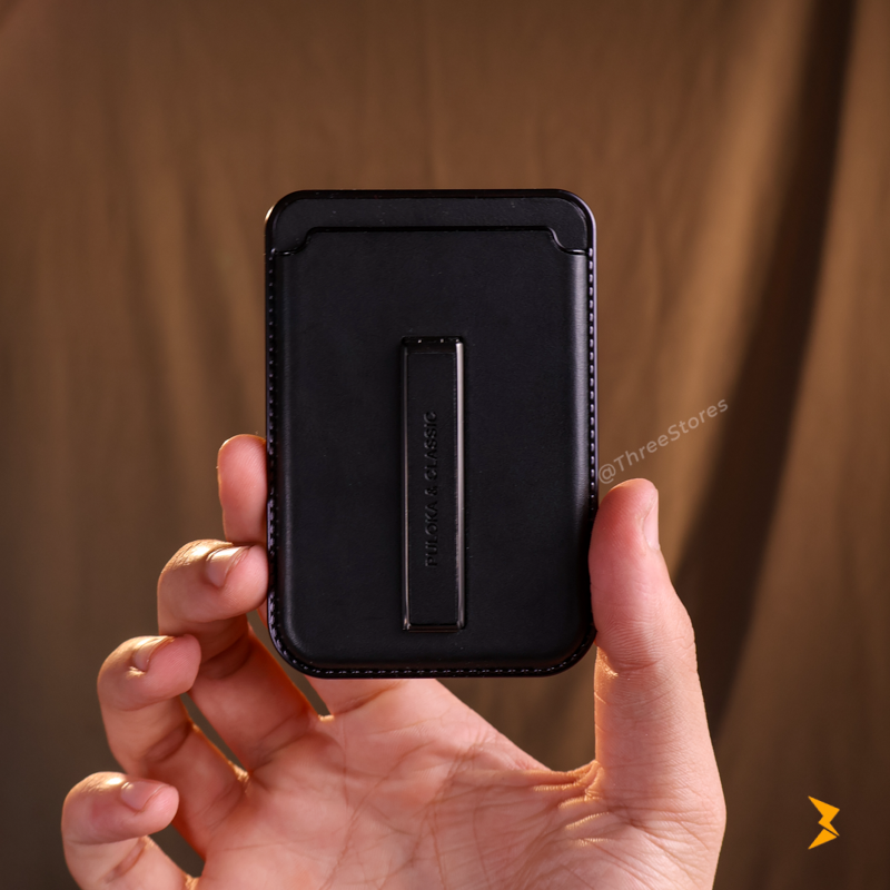 Puloka Magnetic Card Holder Leather Case iPhone 16 Pro Max